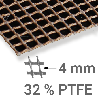 tefka* GG/04 offenmaschiges PTFE Glasgewebe