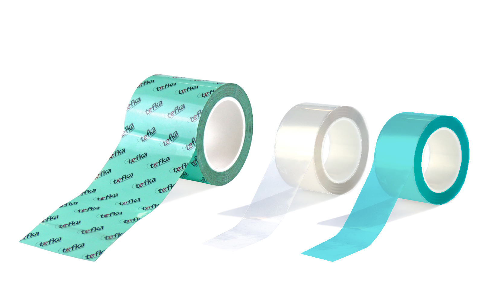 Doppelseitiges Klebeband mit Silikonkleber und PET Träger